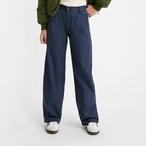 Levi's Premium High Rise Pleated Baggy Trouser Pants Twill Loose Y2K Size 23x30